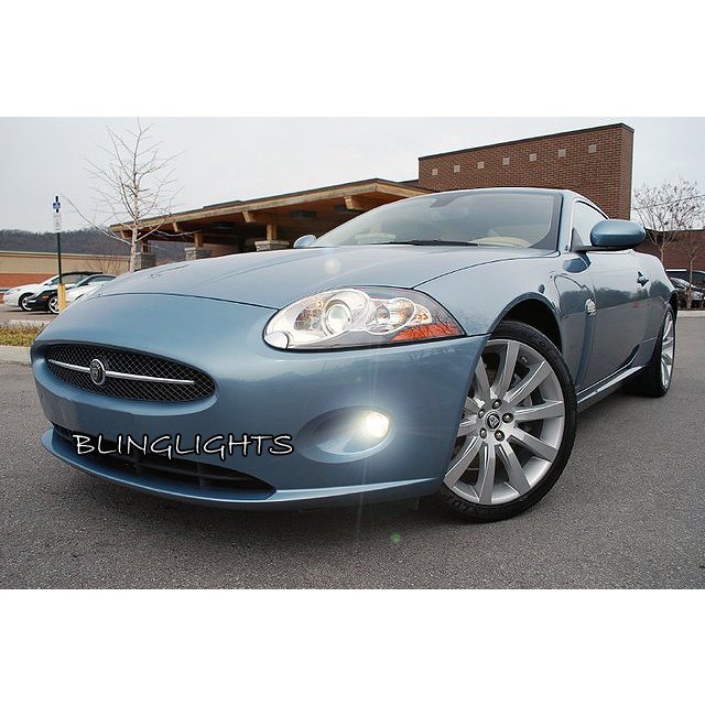 2007 2008 2009 Jaguar XK XKR Xenon Foglamps Foglights Fog Lamps Driving Lights Kit