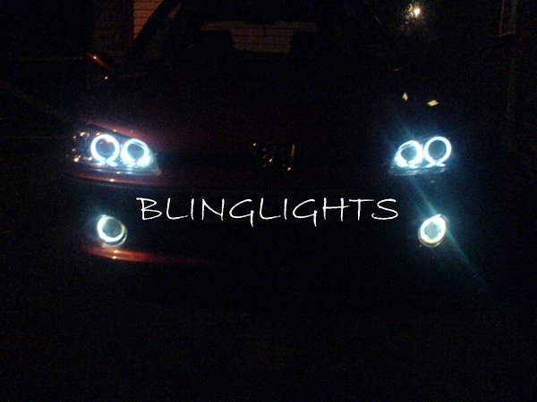 Peugeot 207 Halo Foglamps Angel Eye Fog Lamps Driving Lights Foglights Kit