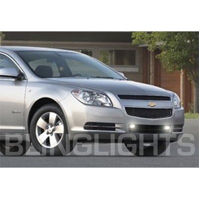 2008 2009 2010 2011 2012 Chevrolet Chevy Malibu Grille Xenon Fog Lamps Driving Grill Lights Kit