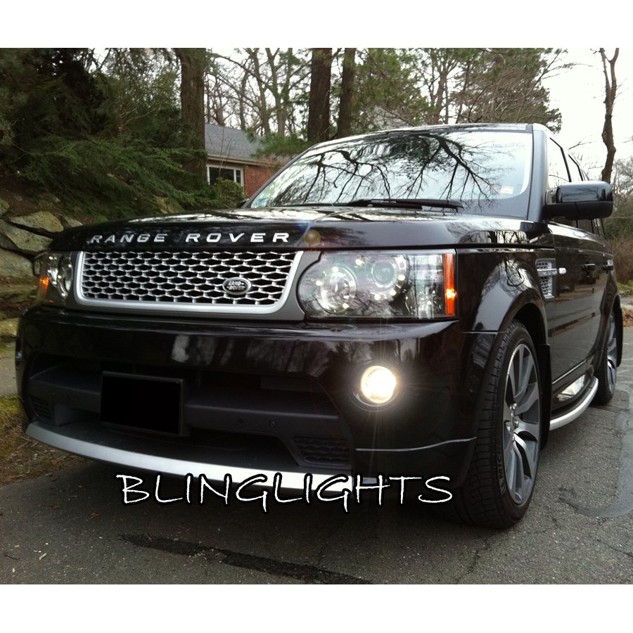 2010 2011 2012 Range Rover Sport Supercharged Xenon Fog Lamps Driving Lights Foglamps Foglights Kit