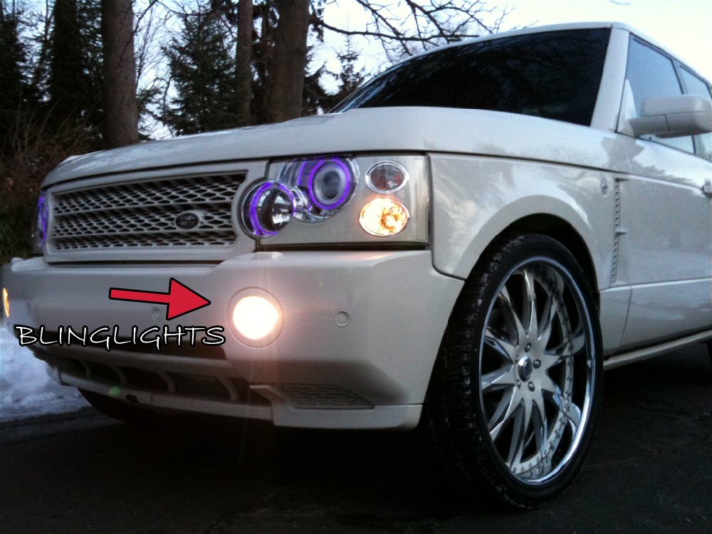 2003 2004 2005 2006 2007 2008 2009 Range Rover L322 Halo Fog Lamps Angel Eye Lights