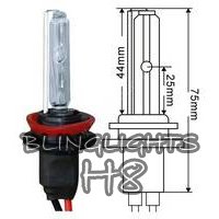 H8 Size Xenon HID Conversion Kit Light Bulbs Replacement Bulb Set Pair of 2