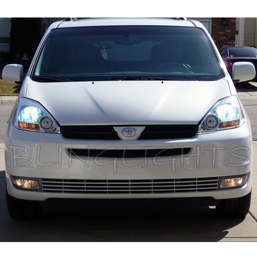 2004 2005 Toyota Sienna White Head Lamp Light Bulbs Replacement 2004 2005 Toyota Sienna White Head Lamp Light Bulbs Replacement Bright Upgrade Pair Set