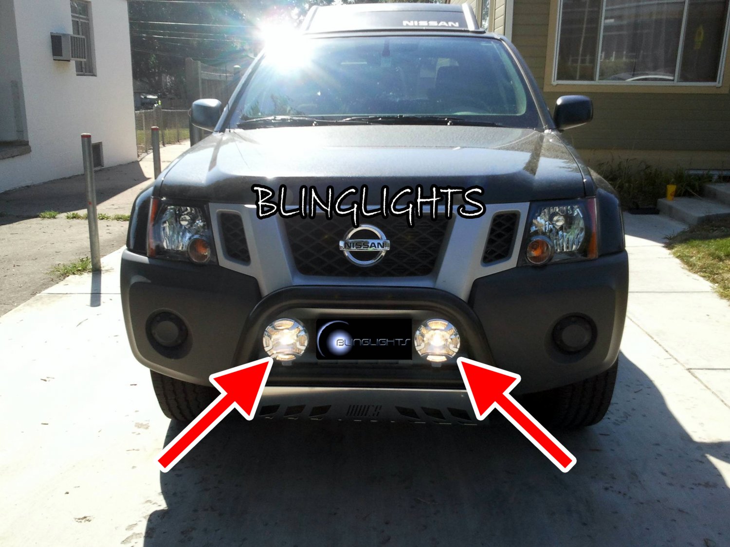 Nissan Patrol Safari Lamp Bar Offroad Auxilliary Driving Lamps Trail Brush Off Road Lighting Kit