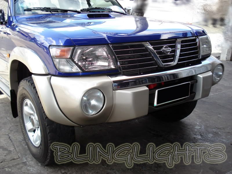 Nissan Patrol Safari SNY Euro Bumper Body Foglamps Foglights Fog Lamps Driving Lights Kit