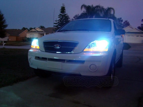 Kia Sorento Bright White H11b Replacement Light Bulbs for Headlamps Headlights Head Lamps Lights