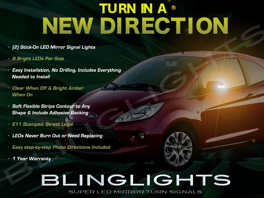 Ford Ka LED Side View Mirror LED Turn Signalers Lights