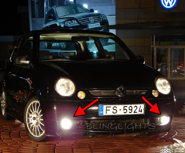 1998 1999 2000 2001 2002 2003 2004 2005 Volkswagen VW Lupo Xenon Fog Lamps Lights Foglamps Kit