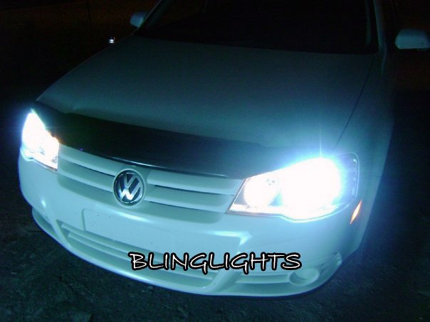 VW CitiGolf HID Simulated Head Lamp Light Bulbs Volkswagen Replacement Upgrade Set