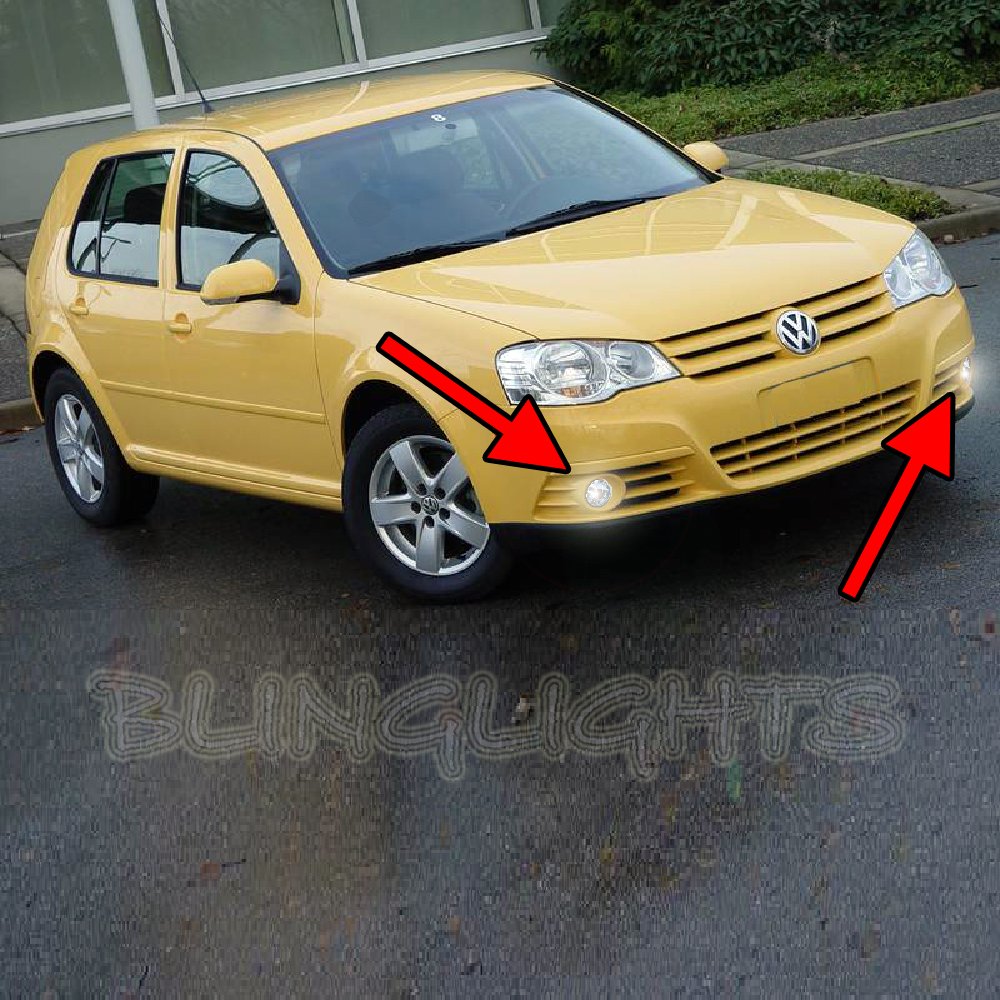 2008 2009 Volkswagen VW CitiGolf Citi Golf Xenon Fog Lamps Driving Lights Foglamps Foglights Kit