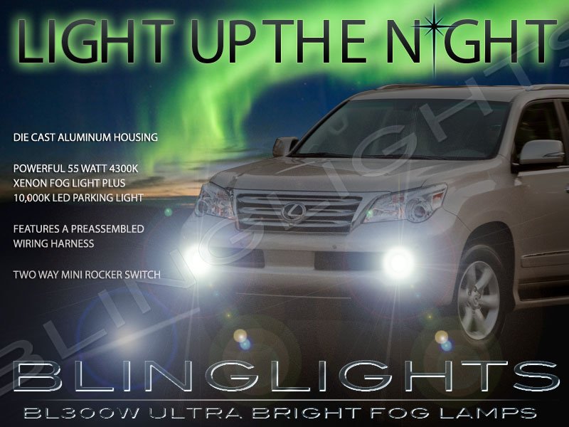 Lexus GX 460 Xenon Driving Lights Fog Lamps Kit GX460 J150 2010 2011 2012 2013 2014 2015