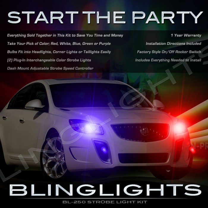 Buick Regal Head Tail Lamps Strobe Light Kit W Controller