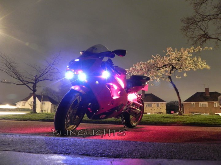1994-2003 Kawasaki Ninja ZX-9R Xenon Driving Lights Fog Lamps Drivinglights Foglamps Foglights Kit