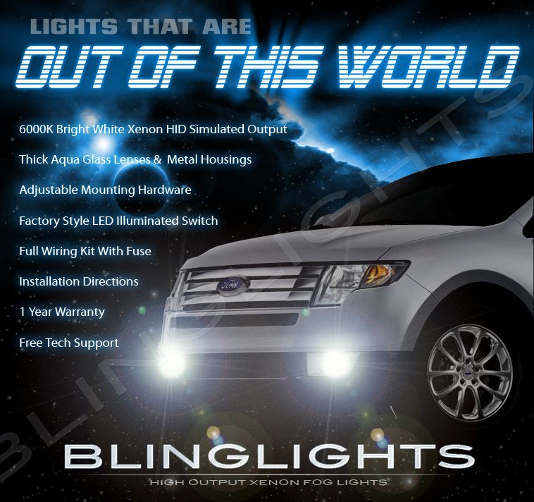 2007 2008 2009 2010 Ford Edge Driving Lamps Fog Lights Kit