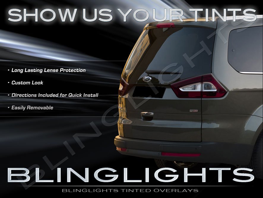 Ford Galaxy Tinted Smoked Taillamps Taillights Tail Lamps Lights Protection Overlays Film