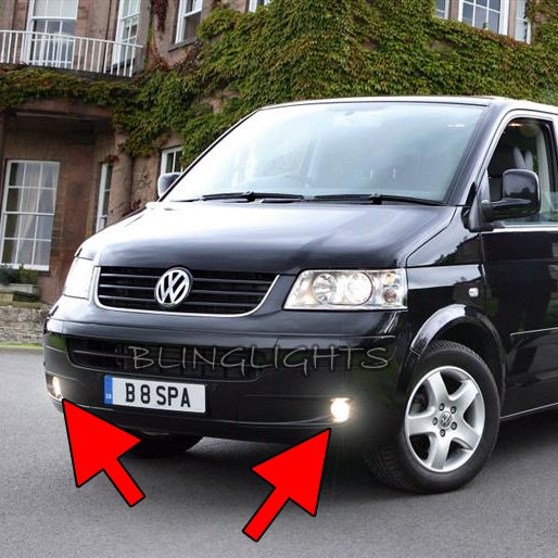 2002-2010 Volkswagen VW T5 Kombi Xenon Fog Lamps Driving Lights Foglamps Foglights Kit