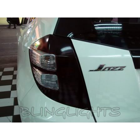 Honda Jazz Tinted Smoked Tail Lamps Lights Overlay Film Protection