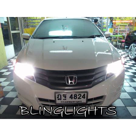 2009 2010 2011 2012 Honda City Bright White Light Bulbs for Headlamps Headlights Head Lamps Lights
