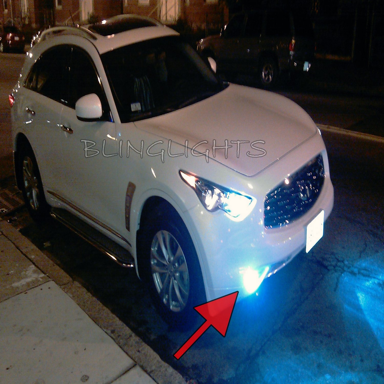2009 2010 2011 2012 2013 Infiniti FX FX30d FX35 FX37 FX50 Xenon Fog Lamps Lights Foglamps Kit