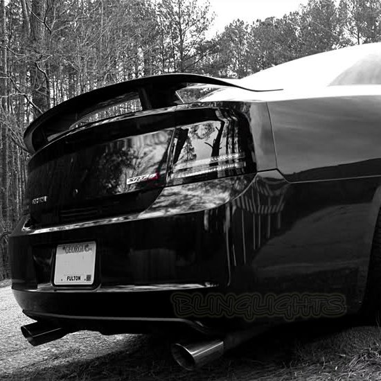Dodge Charger Murdered Out Taillamp Covers Tinted Taillight Overlays