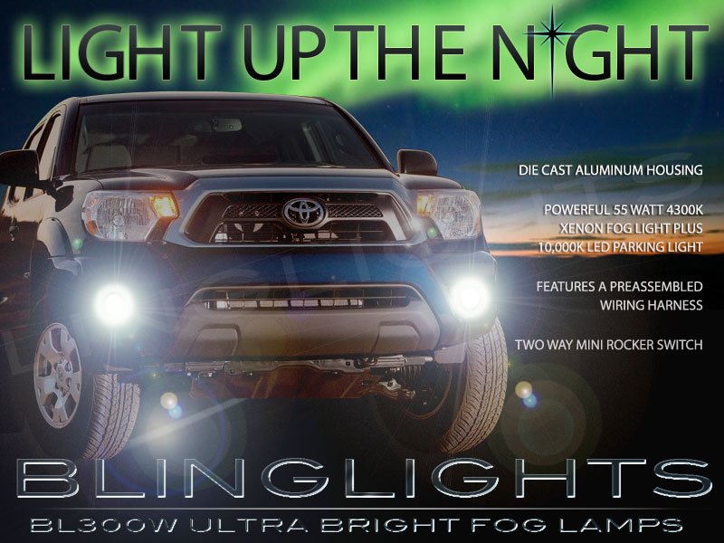 2012 2013 2014 2015 Toyota Tacoma Xenon Fog Lamps Bumper Lights