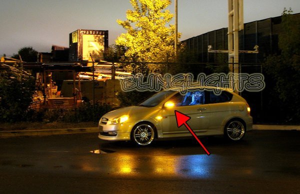 Hyundai Brio LED Side Mirrors Turnsignals Lights Mirror Turn Signals Lamps Signalers