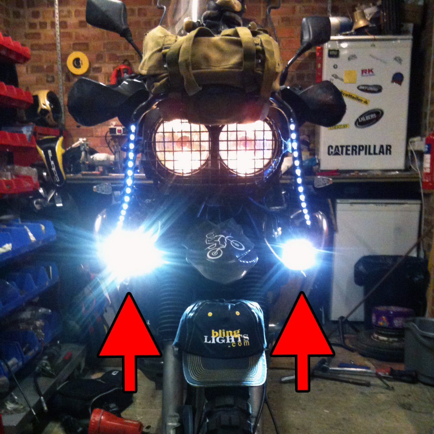 Yamaha XTV 750 Super Ténéré LED Fog Lamps Driving Lights Foglamps Foglights Kit