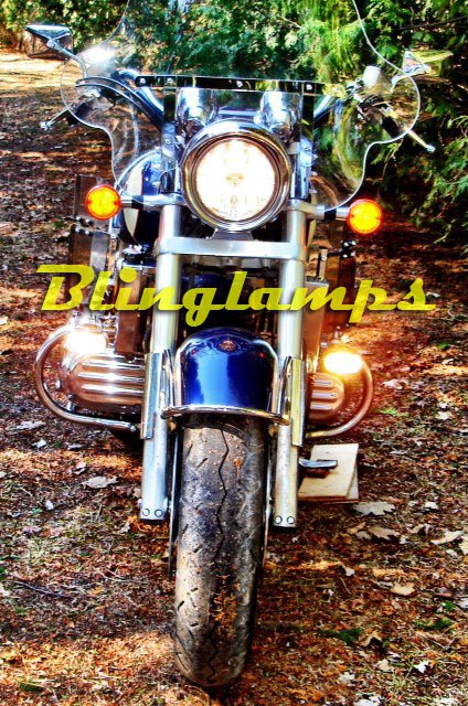 Honda Valkyrie GL 1500 GL1500 GL1500C F6C Yellow Xenon Fog Lamps Lights Foglamps Foglights Kit