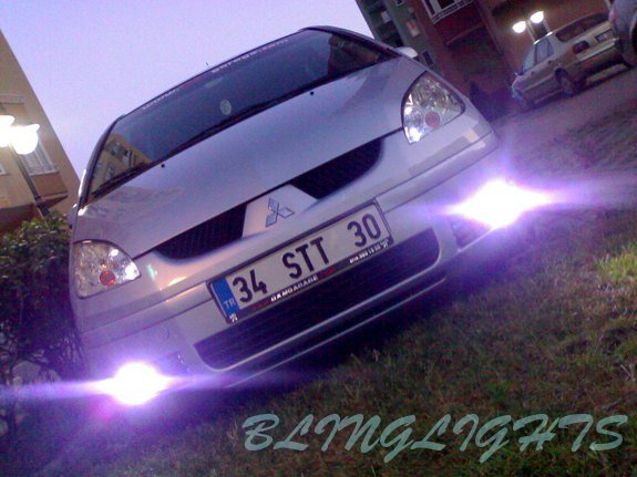 2003 2004 2005 2006 2007 2008 Mitsubishi Colt Xenon Fog Lamps Driving Lights Foglamps Foglights Kit