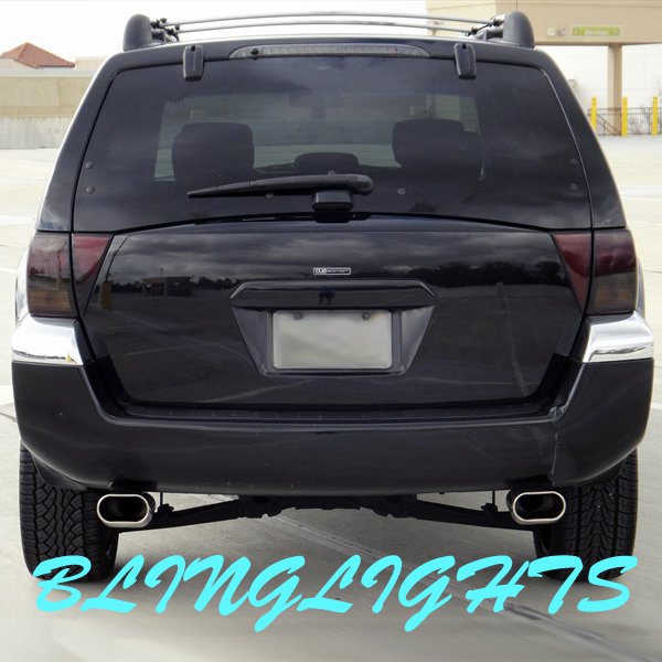 Mitsubishi Endeavor Tinted Smoked Protection Overlays Taillamps Taillights Tail Lamps Lights Film