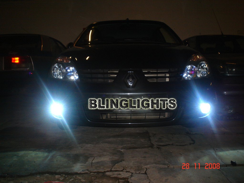 Renault Clio II Xenon Fog Lamps Driving Lights Foglamps Foglights Kit