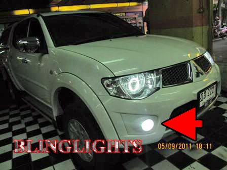 2009 2010 2011 Mitsubishi Triton Xenon Fog Lamps Driving Lights Foglamps Foglights Kit