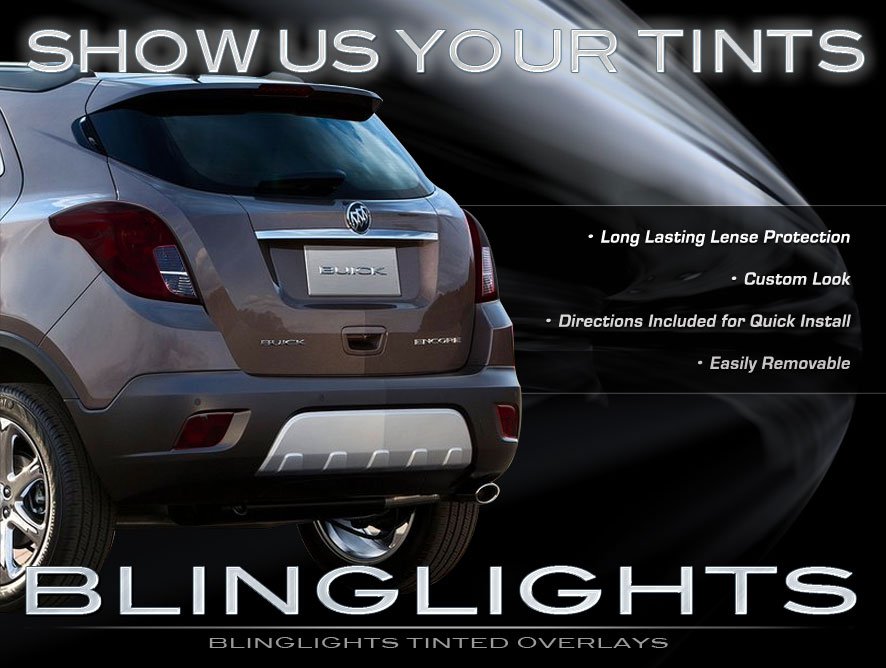 Vauxhall Mokka Tint Smoke Taillamps Taillights Overlays Film Protection