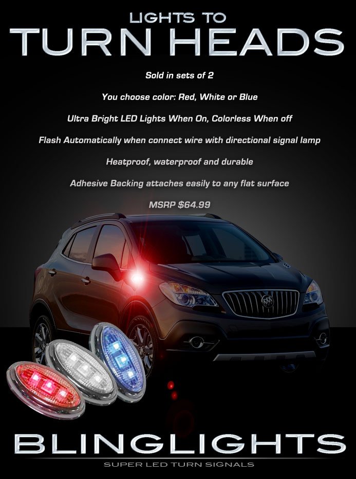 Opel Mokka LED Side Markers Turn Signals Lights Lamps Accent Turnsignalers Set