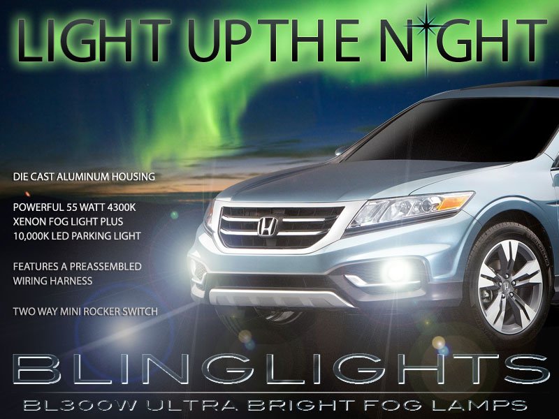 2013 2014 Honda Crosstour Xenon Foglamps Drivinglights Fog Lamps Driving Lights Kit