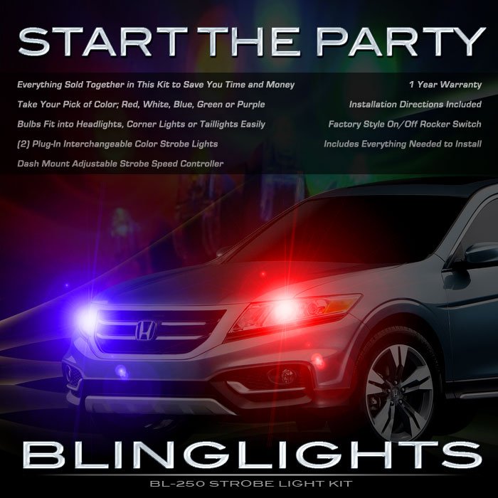 Honda Crosstour Police Strobes Headlamp Headlight Show Strobe Kit