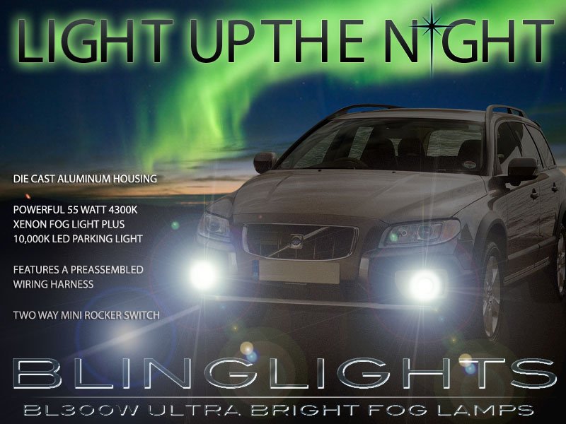 2007-2014 Volvo XC70 Xenon Fog Lamps Driving Lights Kit