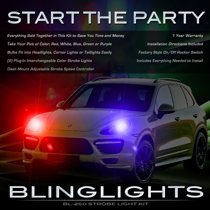 Porsche Cayenne Head Lamps Strobe Lights Kit