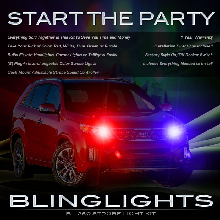 KIA Sorento Head Lamp Strobe Light Kit