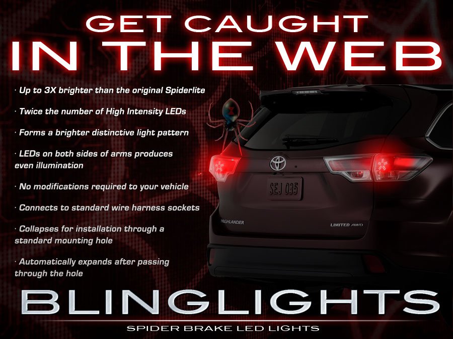 Toyota Highlander Custom LED Tail Lamps Light Bulbs Set