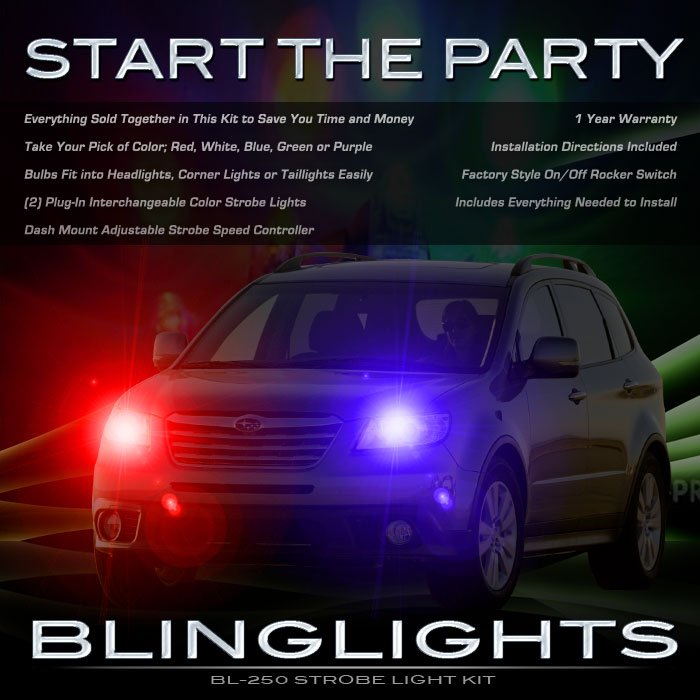 Subaru Tribeca Xenon Head Lamp Police Strobe Light Kit