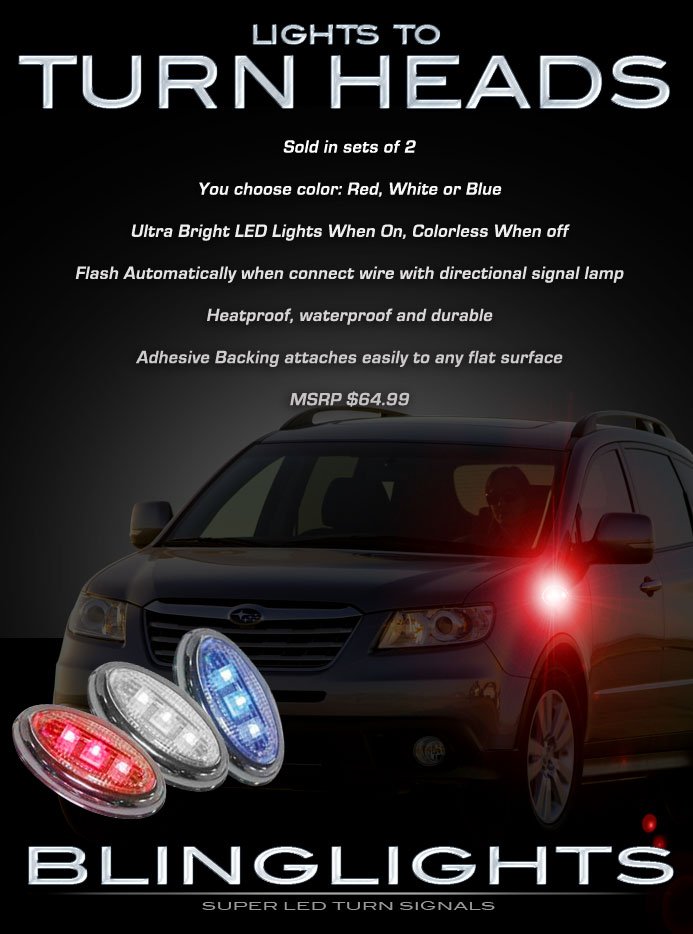 Subaru Tribeca LED Flushmount TurnSignaler Light Marker Lamp Set
