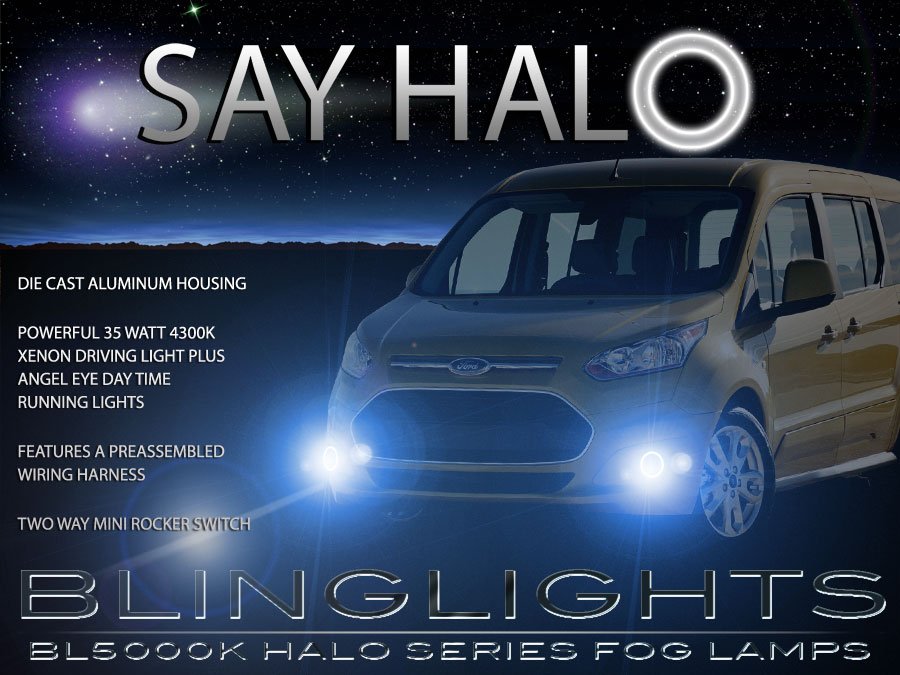 Ford Tourneo Angel Eye Fog Lamp Halo Driving Light Kit