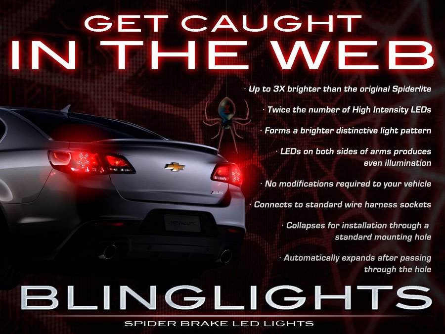 Chevrolet Chevy SS Custom LED Tail Lamp Light Bulbs Set