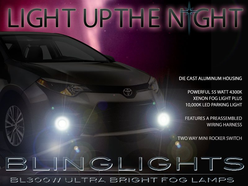 2014 2015 2016 Toyota Corolla Xenon Fog Lamps Lights