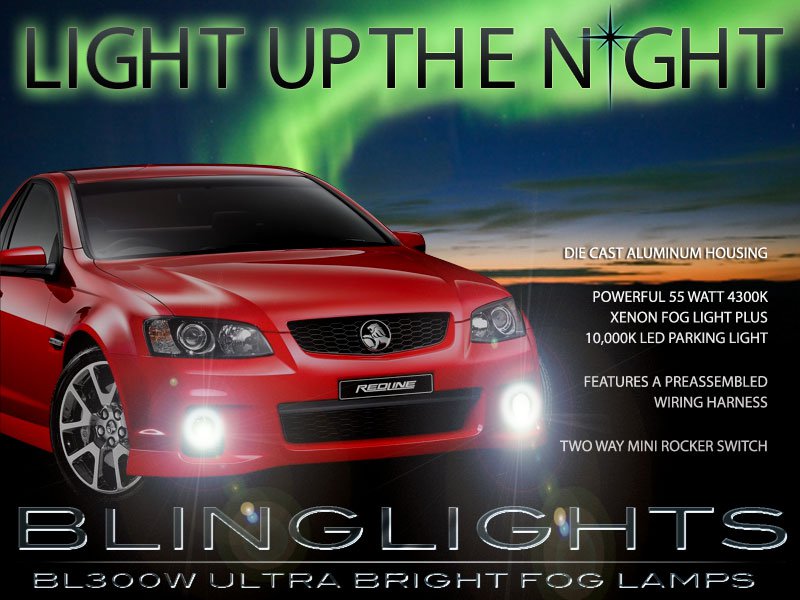2008-2012 Holden VE Commodore Xenon Foglamps Drivinglights