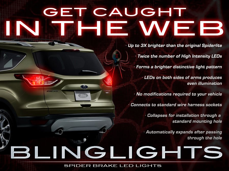 Ford Kuga Custom 3D Tail Lamps LED Light Bulbs Pair Set