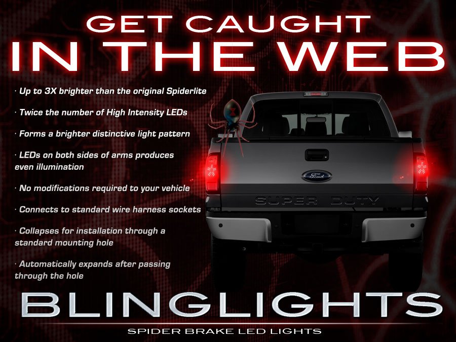 Ford F250 F350 F450 Super Duty White LED Spider Tail Lamp Light Bulbs F-250 F-350 F-450