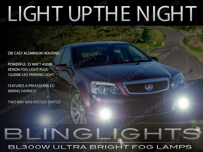 Holden Caprice Xenon Fog Lamps Driving Lights Kit WM WN
