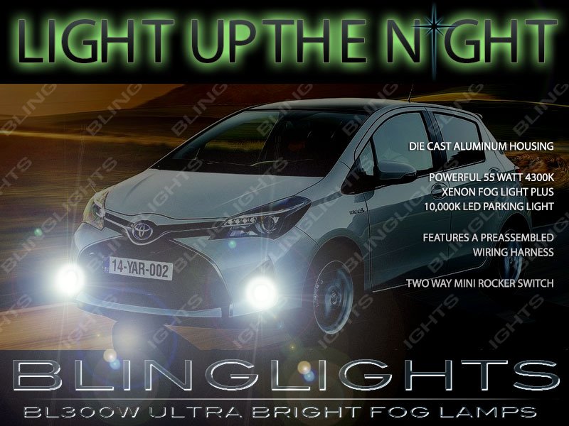 2015 2016 2017 Toyota Yaris Xenon Fog Lamps Lights Kit